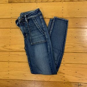 High-rise American Eagle skinny jeans